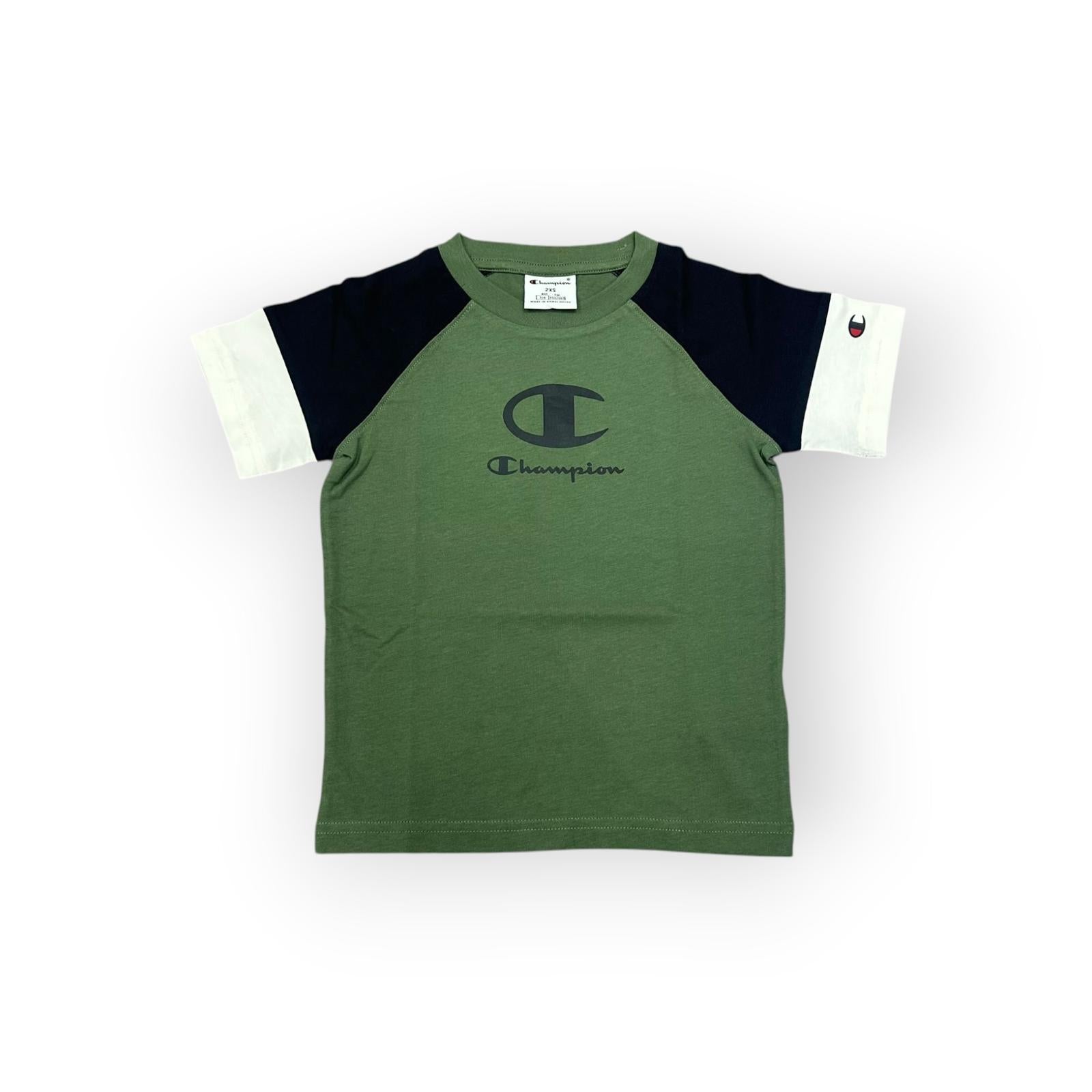 T-SHIRT IN COTONE BAMBINO VERDE