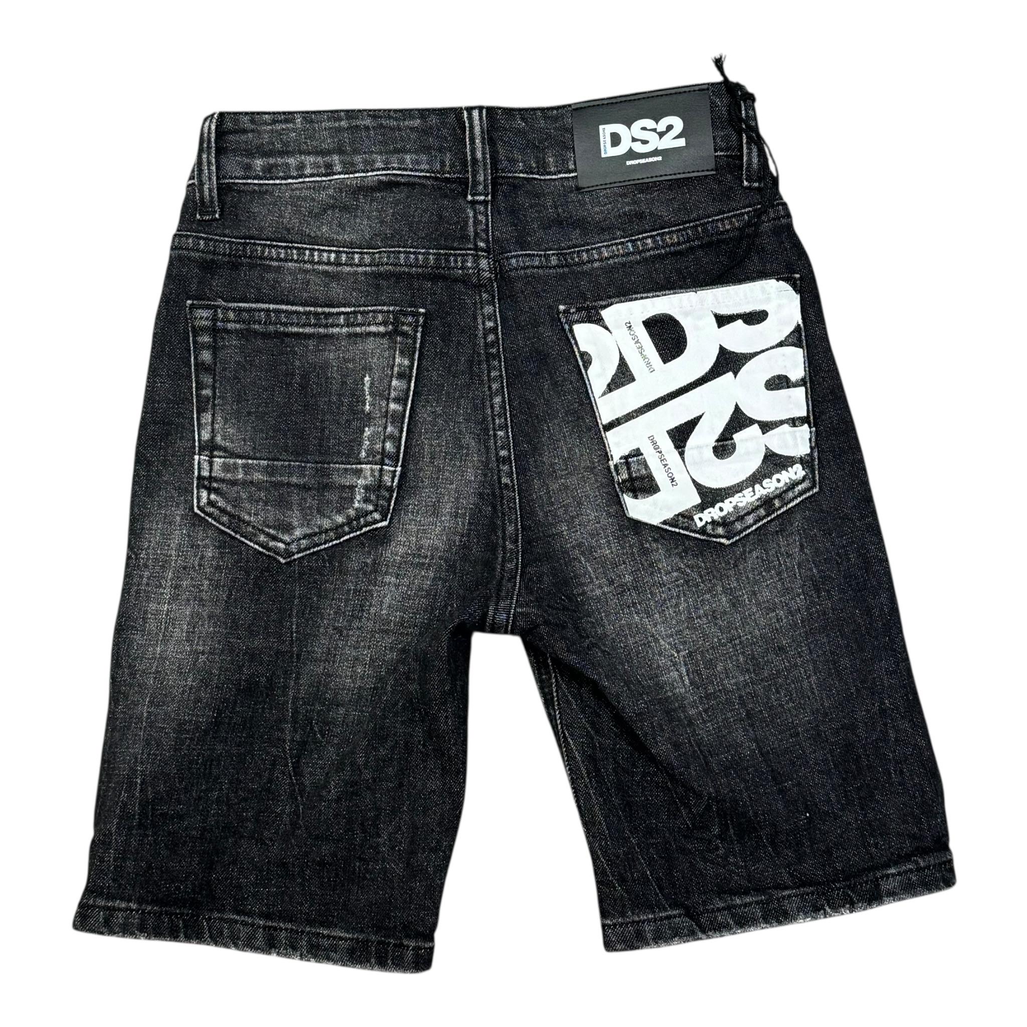 SHORT DENIM NERO