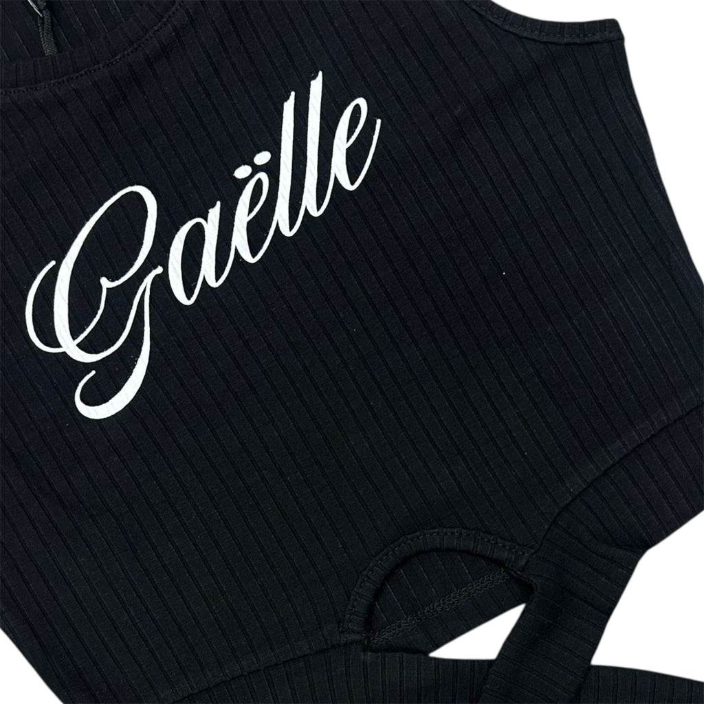 TOP A COSTINE BAMBINA NERA