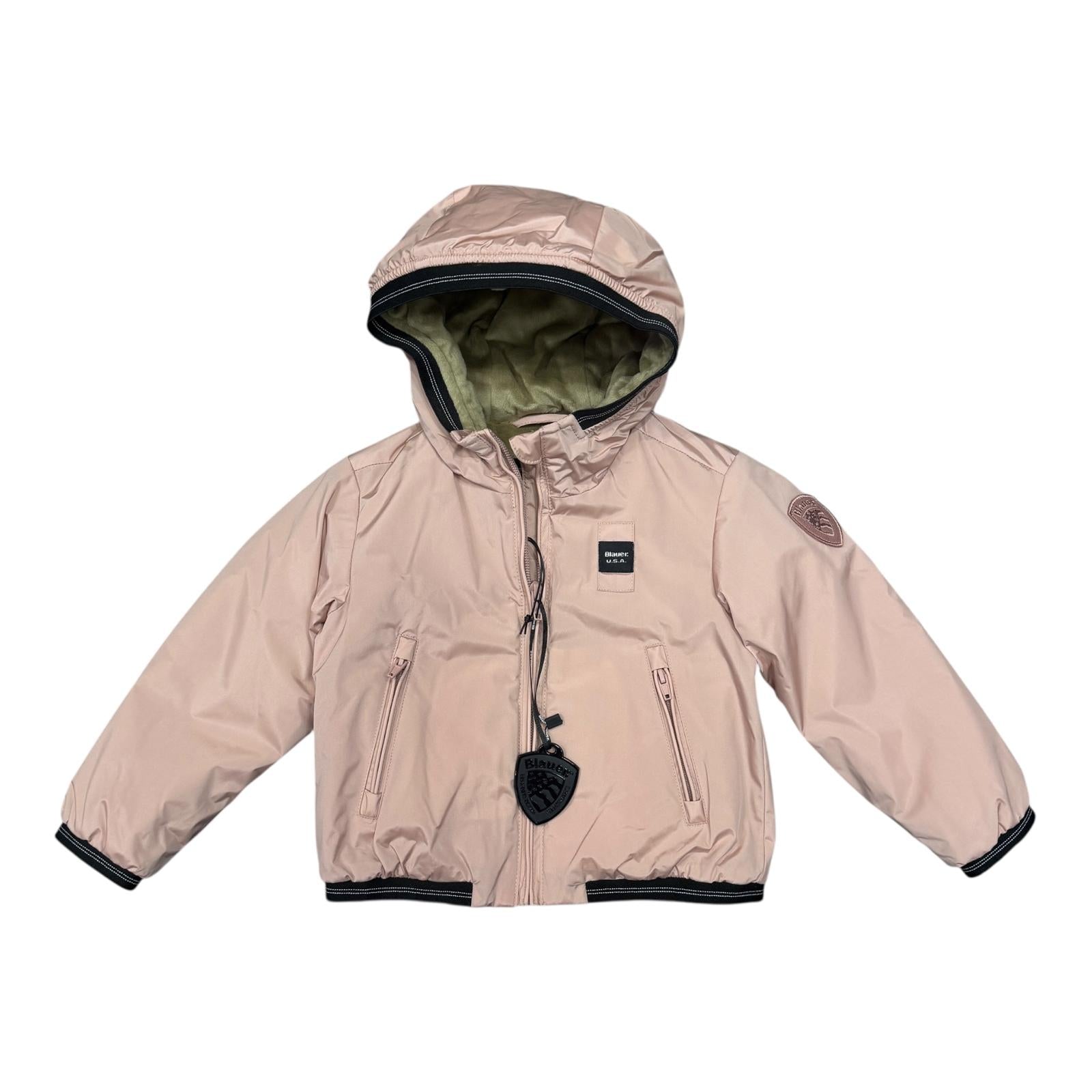 GIUBBETTO CON INTERNO IN PELLICCIA EDITH BABY ROSA