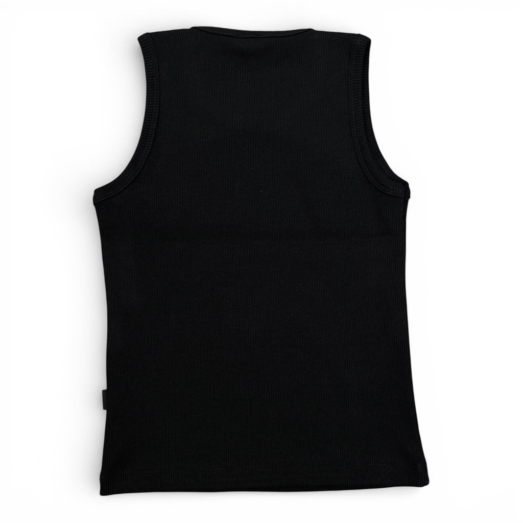 CANOTTA A COSTINE BAMBINA CON LOGO LOUNGE