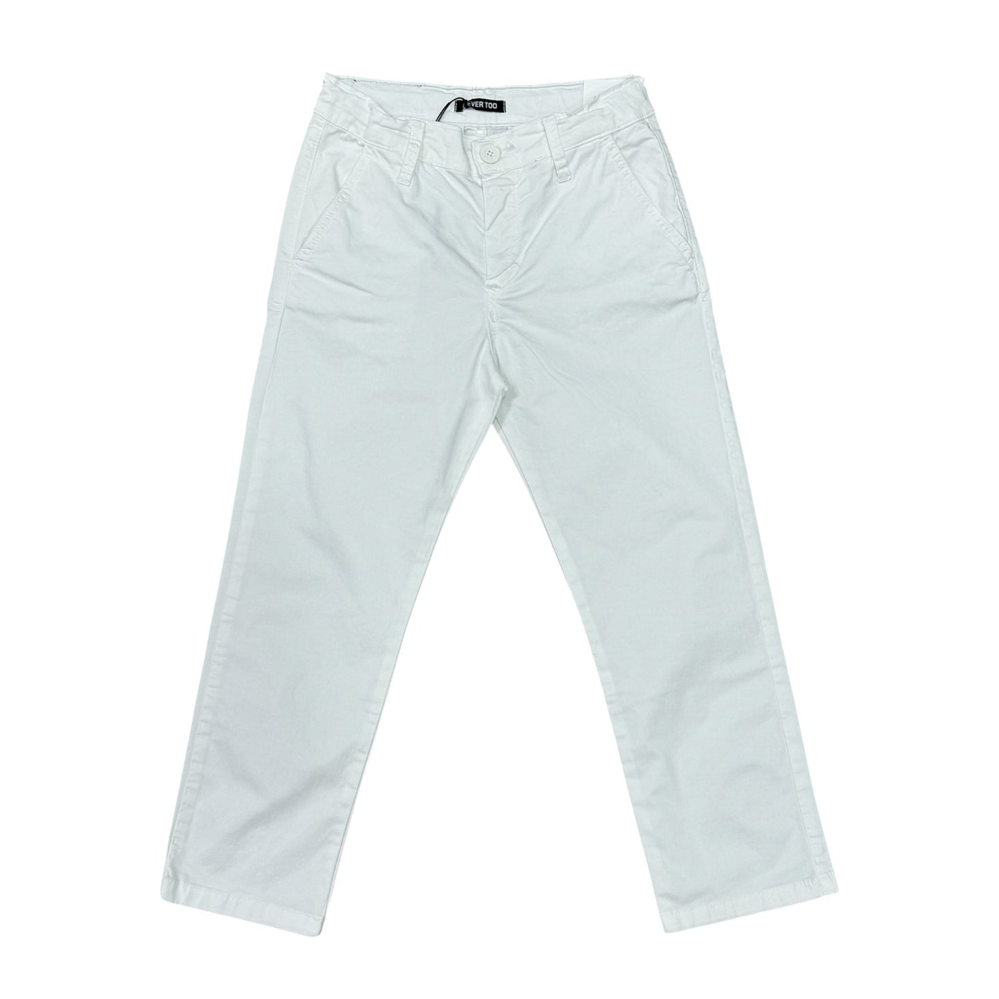 PANTALONE NEVER TOO BAMBINO BIANCO