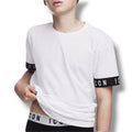 T-SHIRT BAMBINO LOGO BIANCA