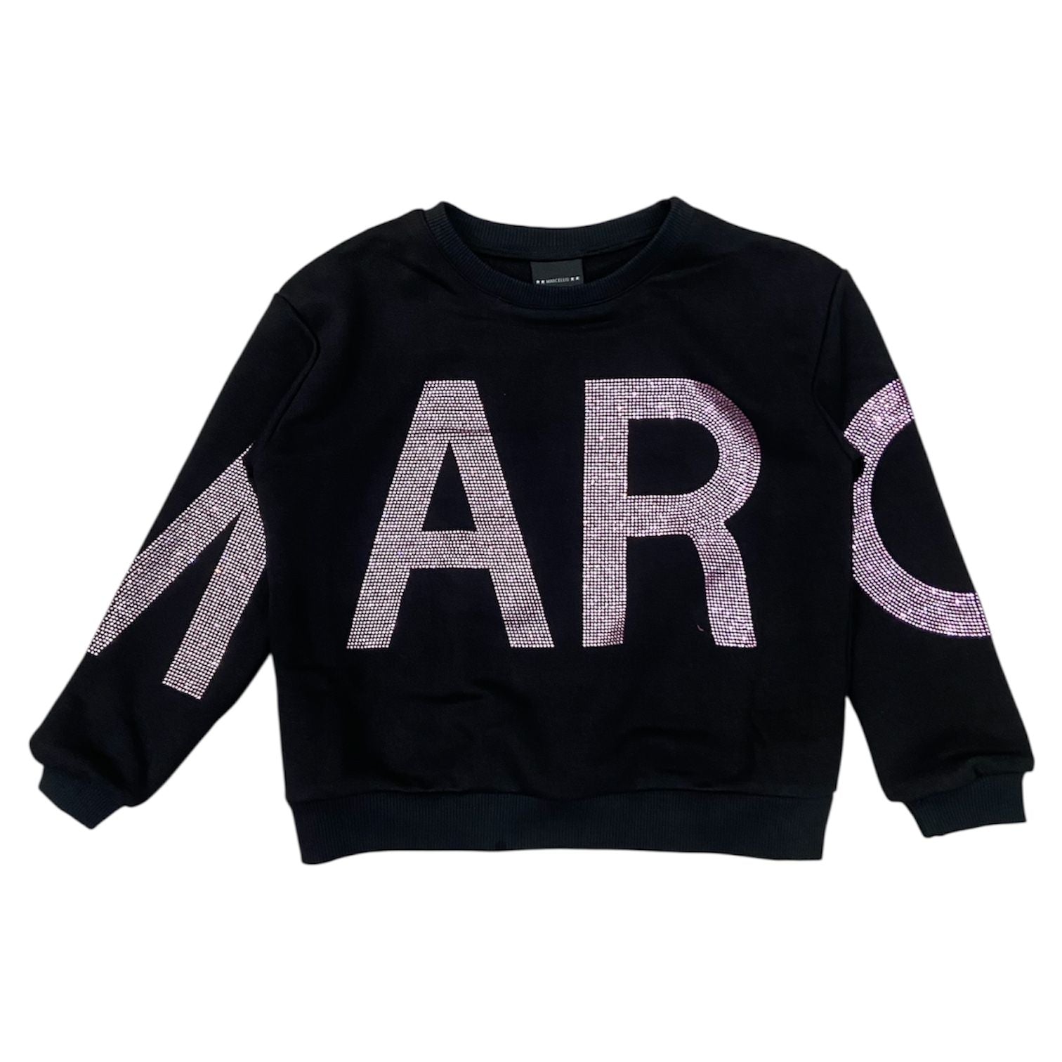 FELPA GIROCOLLO BAMBINA  MARC ELLIS NERA