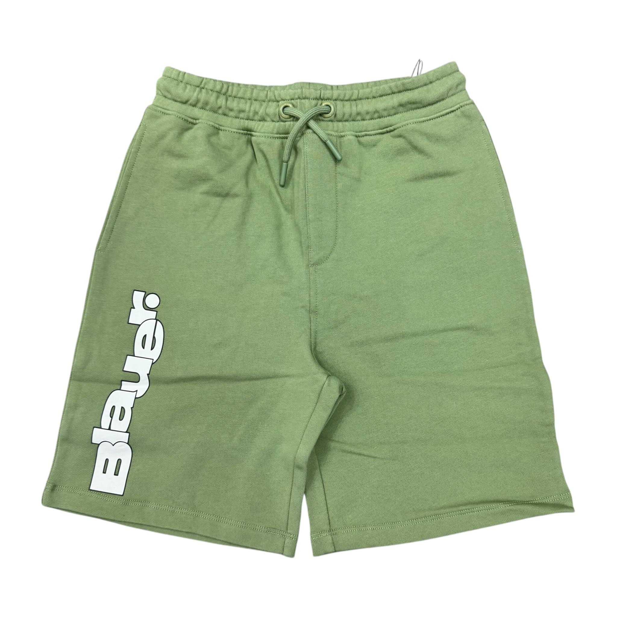 SHORT IN COTONE BAMBINO VERDE