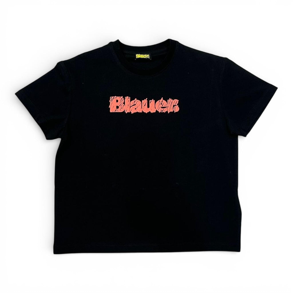 T-SHIRT IN COTONE BAMBINO NERA