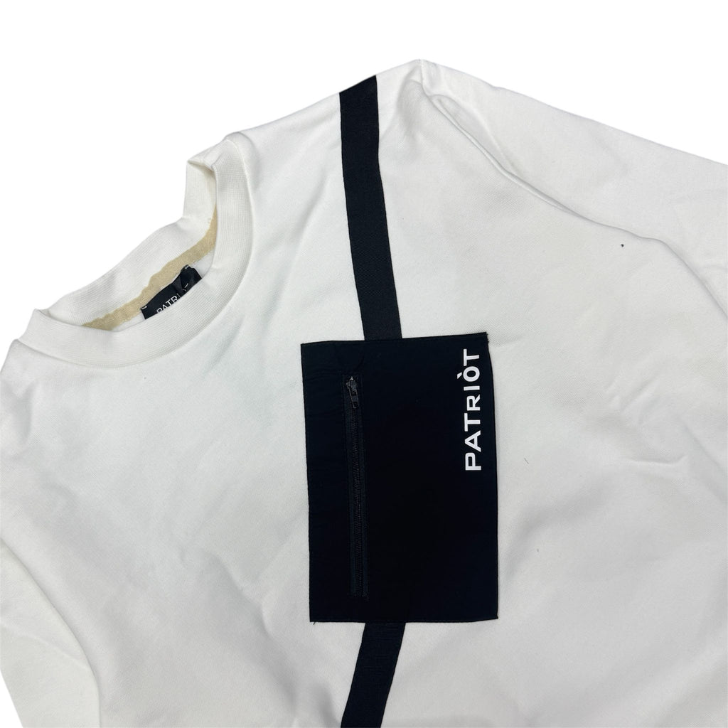 FELPA GIROCOLLO BAMBINO PATRIOT BIANCA