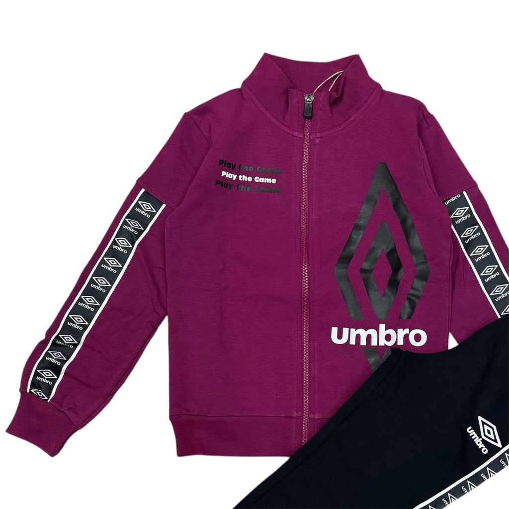 TUTA COMPLETA BAMBINA UMBRO VIOLA
