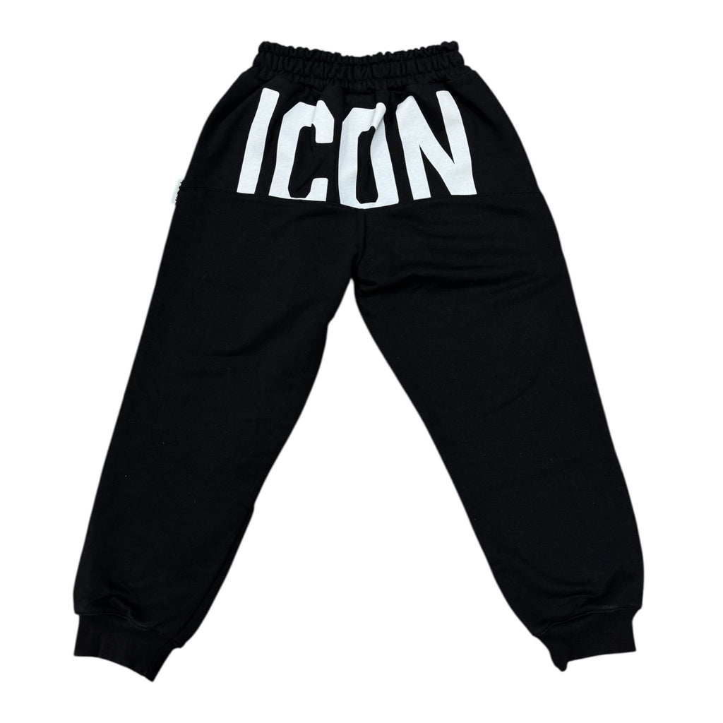 PANTALONE TUTA BAMBINO NERO