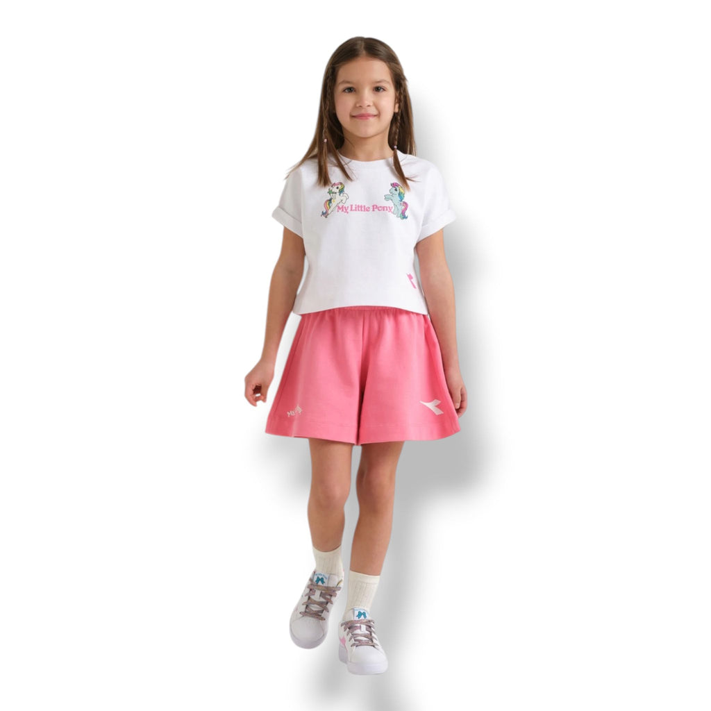 COMPLETO BAMBINA CROPPED BIANCO