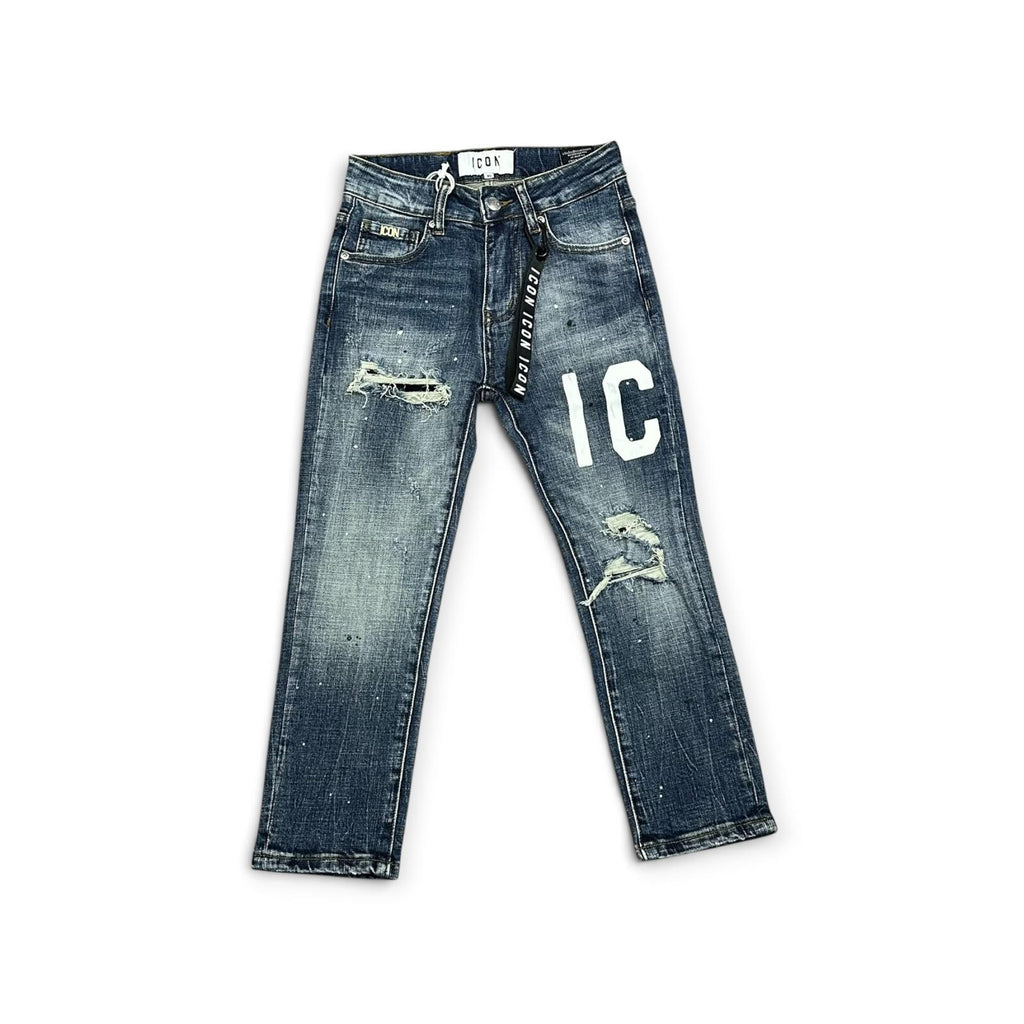 JEANS BAMBINO BLU SABBIATO