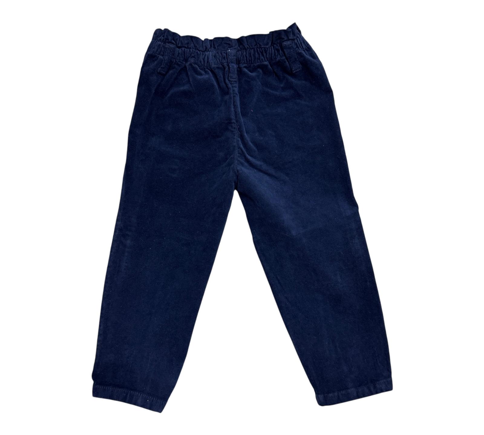 PANTALONE LAURA BIAGIOTTI  IN  VELLUTO BLU