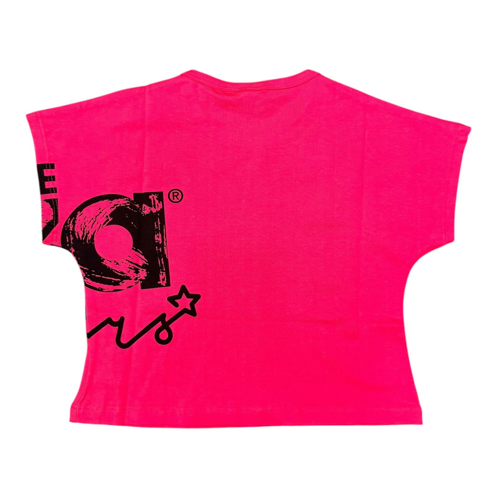 T-SHIRT DIMENSIONE DANZA BAMBINA FLUO