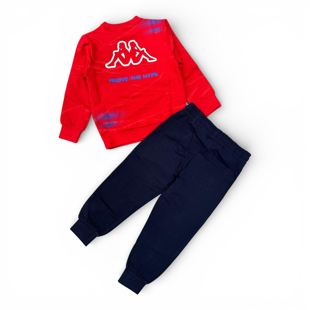 COMPLETO TUTA BAMBINO ROSSA