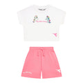 COMPLETO BAMBINA CROPPED BIANCO