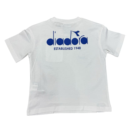 T-SHIRT DIADORA BAMBINO BIANCO