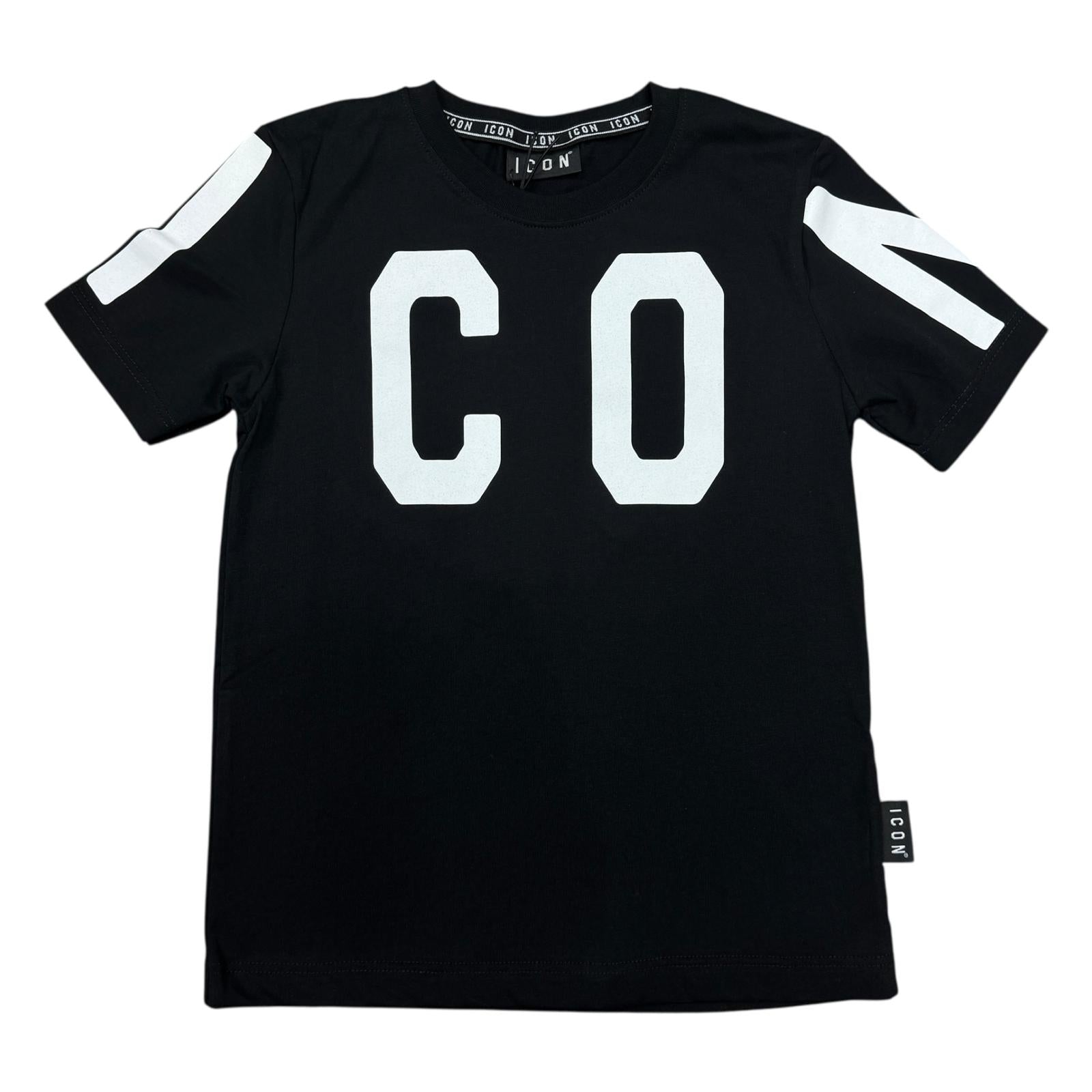T-SHIRT BAMBINO ICON NERA