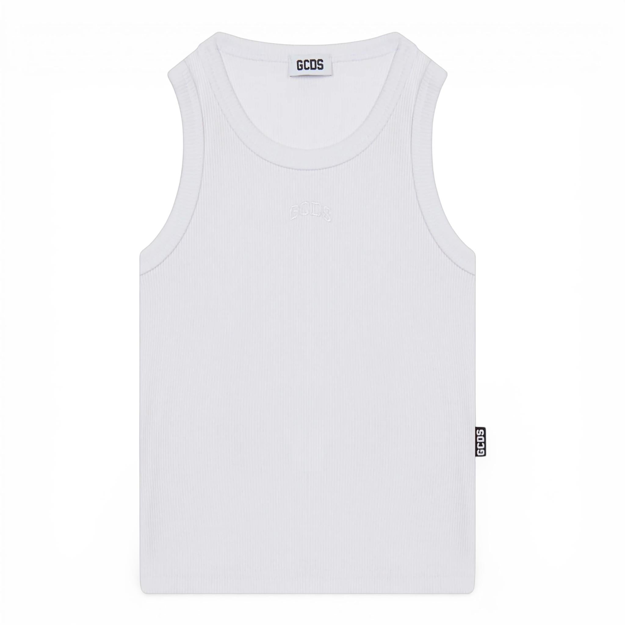 CANOTTA A COSTINE BAMBINA CON LOGO LOUNGE