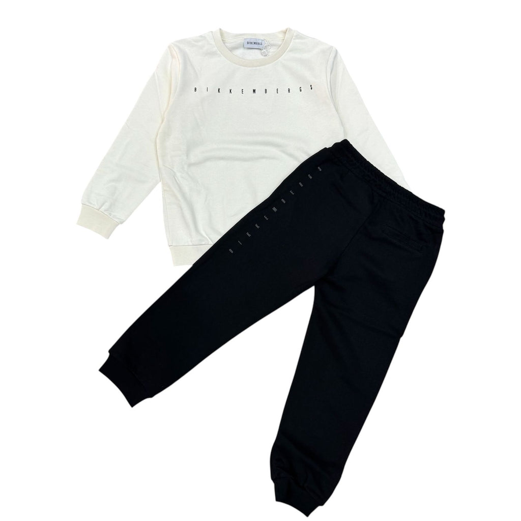 TUTA COMPLETA BAMBINO BIKKEMBERGS BIANCA