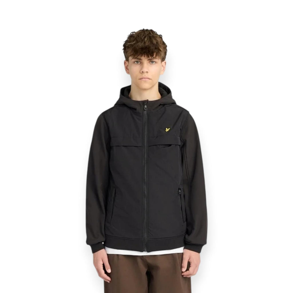 GIACCA SOFTSHELL BAMBINO NERA