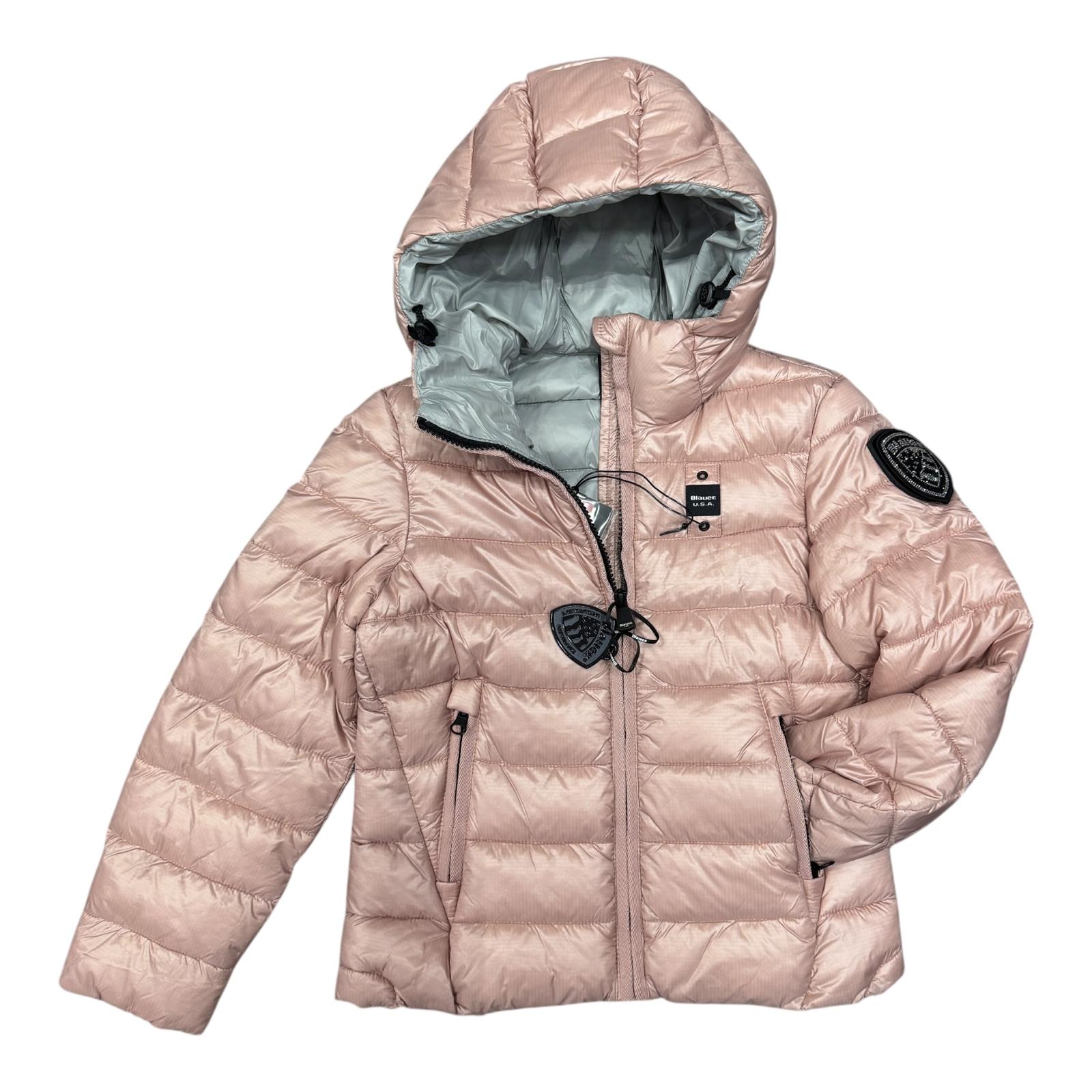 PIUMINO A RIGHE BAMBINA  CAROLL ROSA