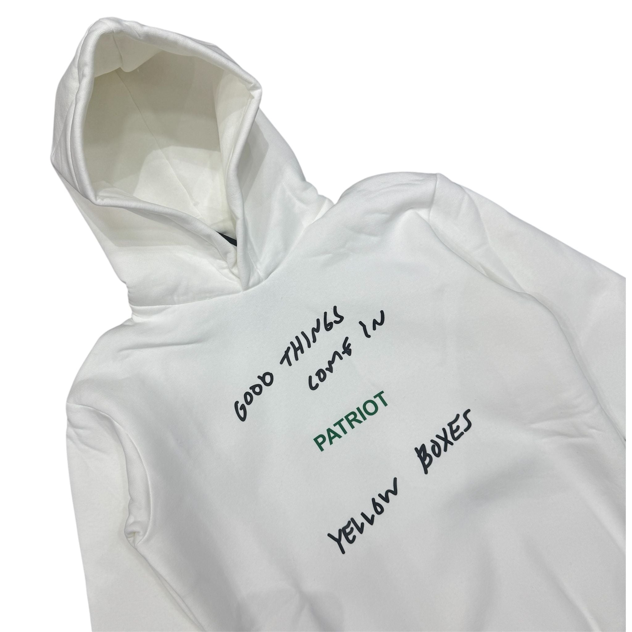 FELPA CON CAPPUCCIO  BAMBINO PATRIOT BIANCA