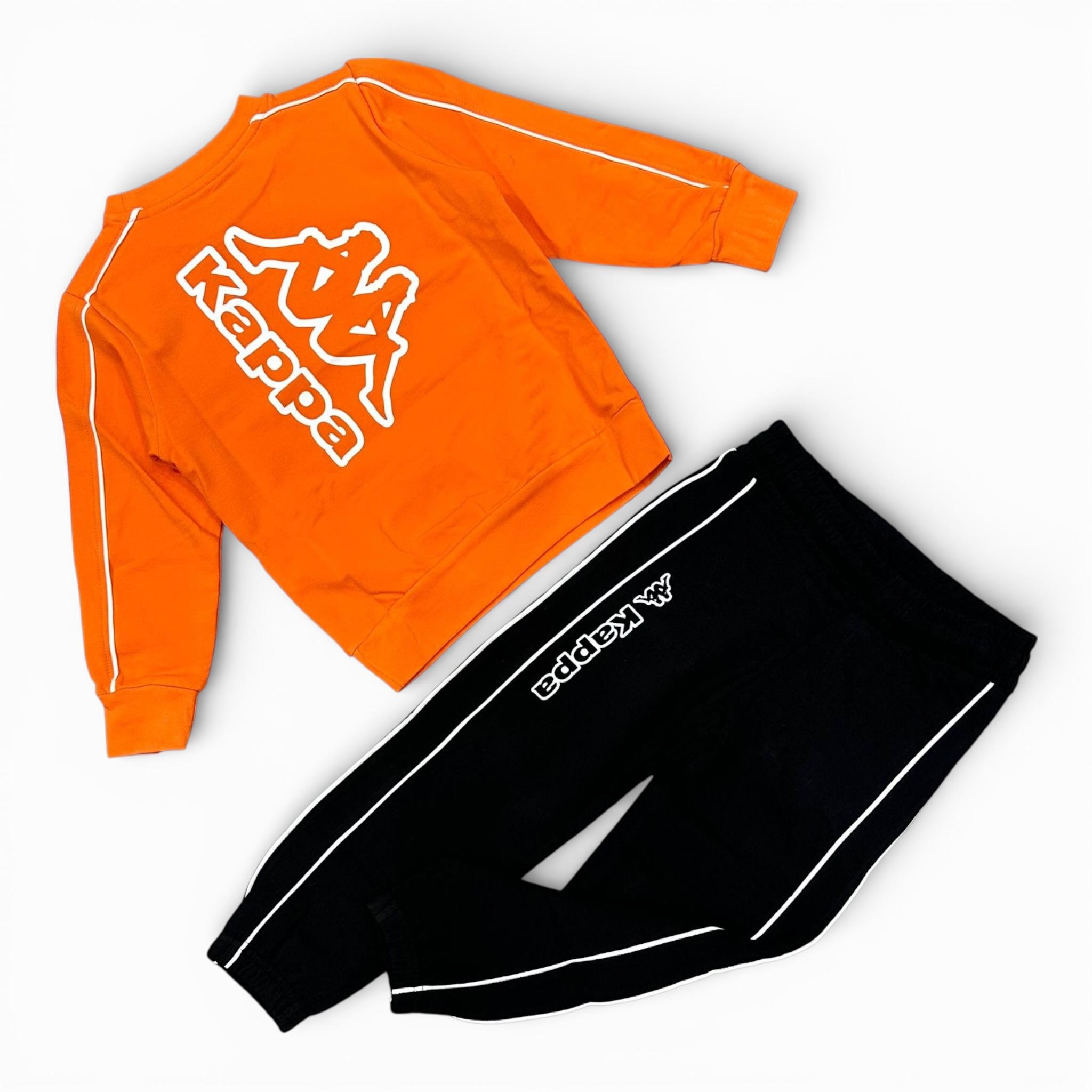 COMPLETO TUTA BAMBINO ARANCIONE