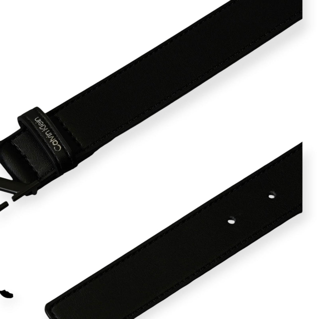 CINTURA IN PELLE BAMBINO NERA