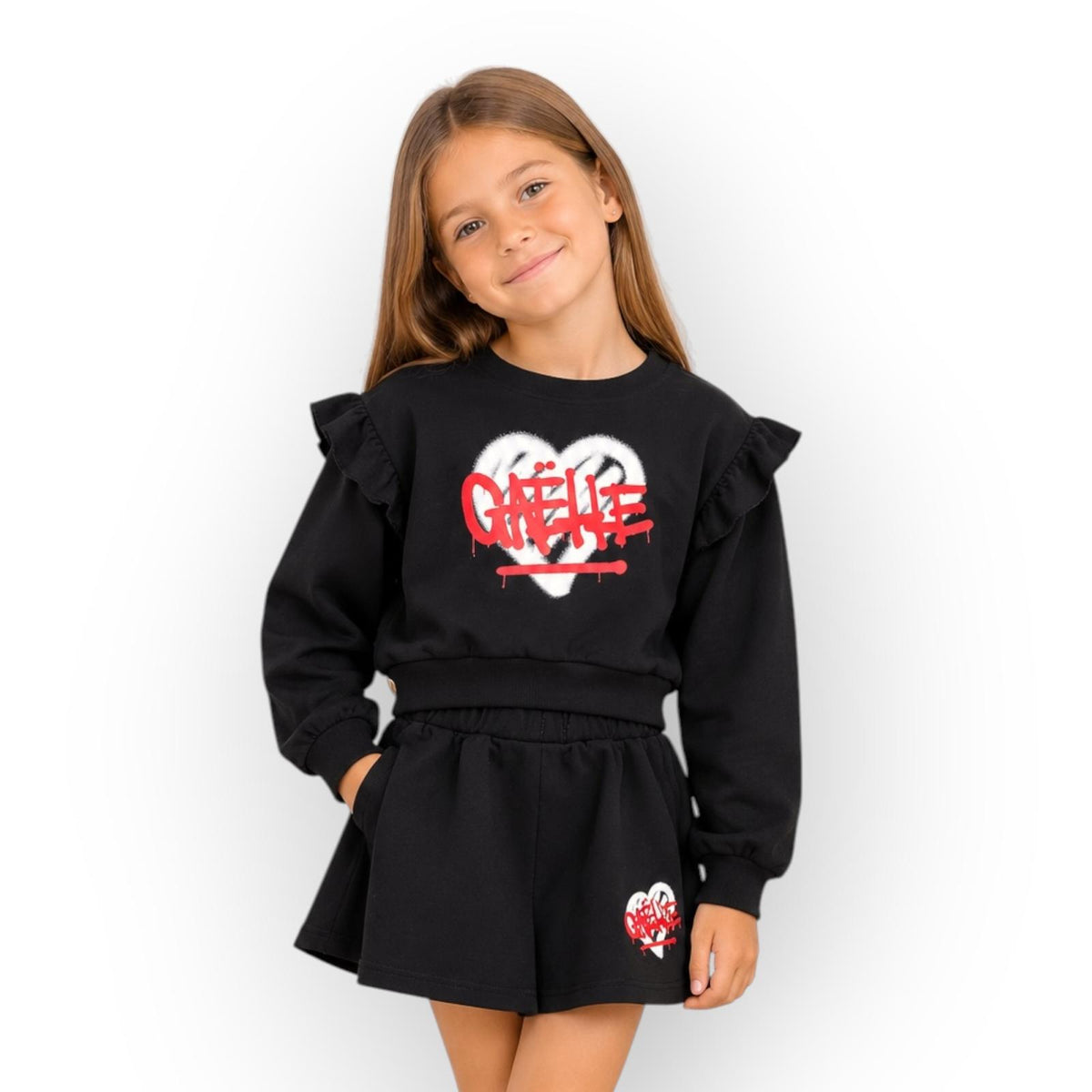 COMPLETO BAMBINA NERO