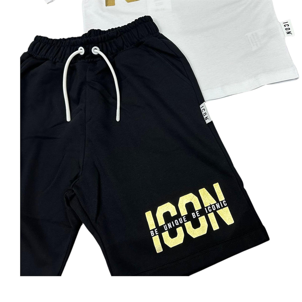 COMPLETO BAMBINO BIANCO NERO