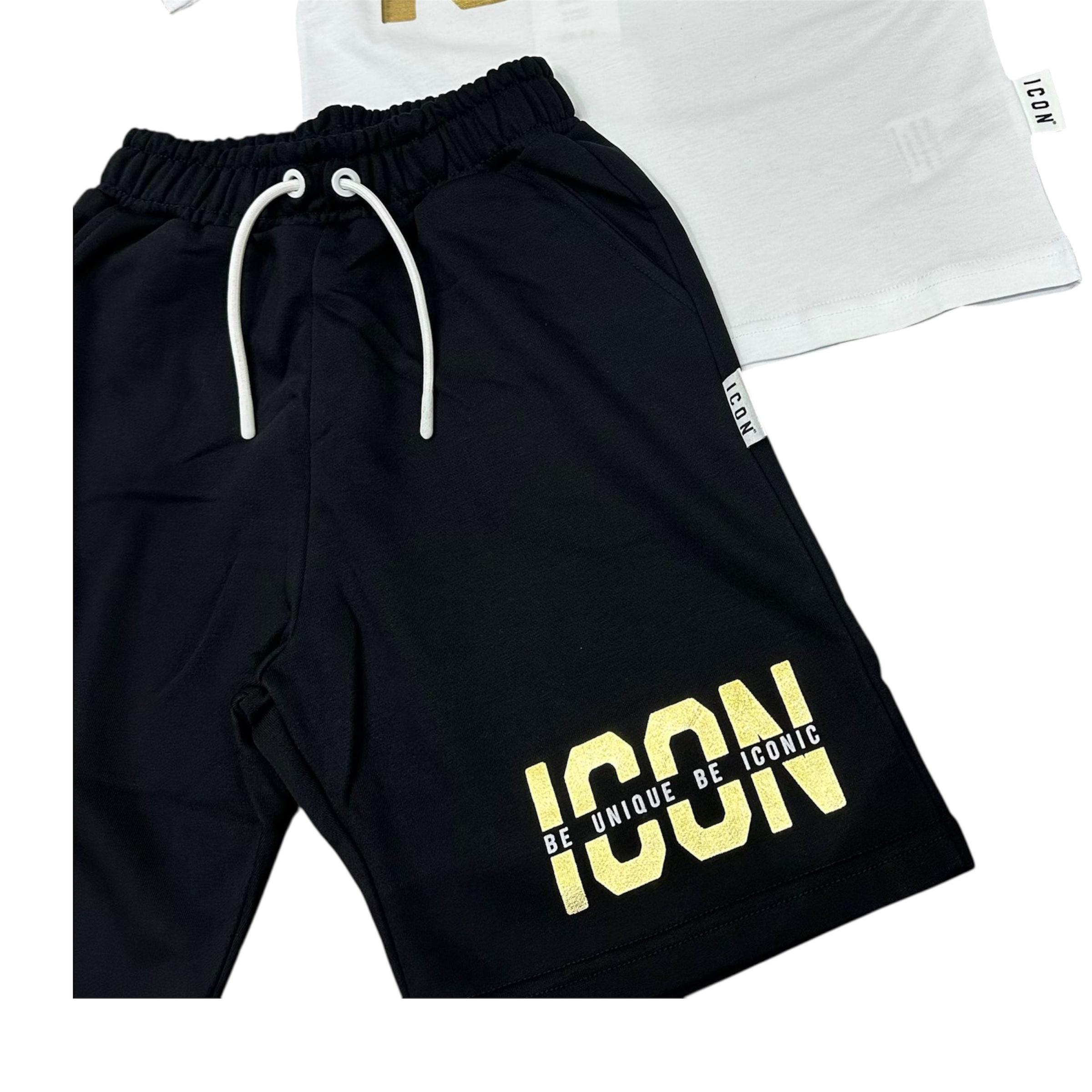 COMPLETO BAMBINO BIANCO NERO