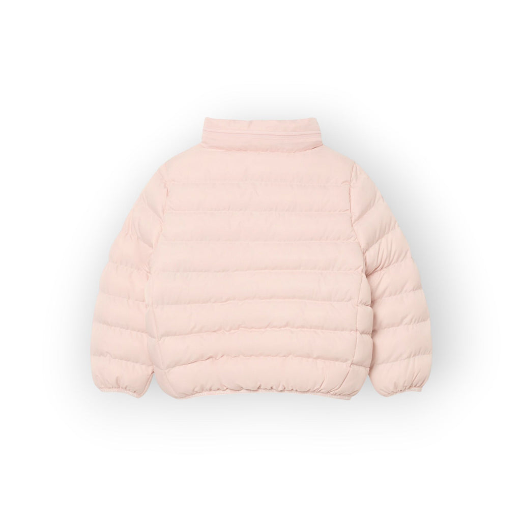 PIUMINO CON CAPPUCCIO FODERATO FELPATO ROSA