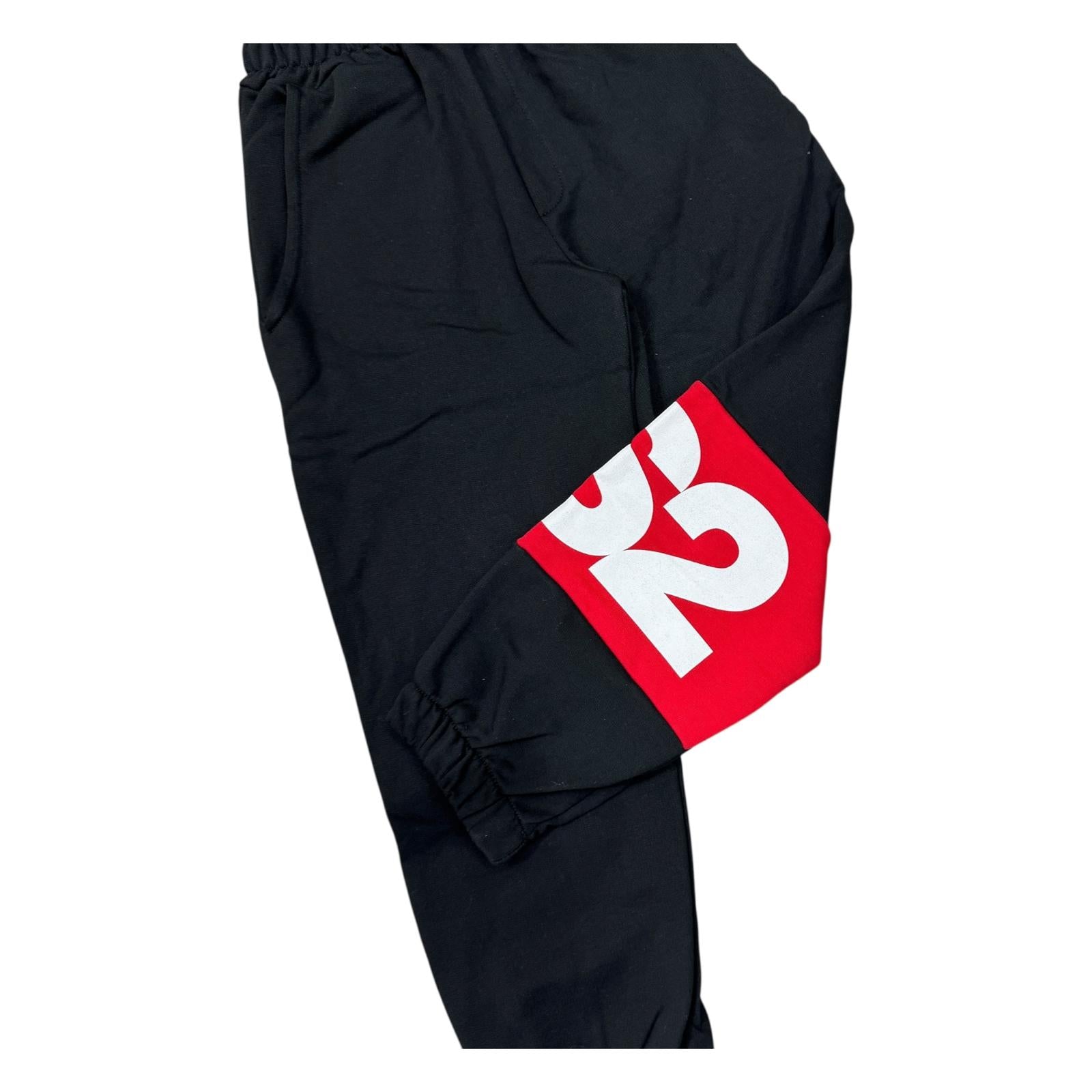 PANTALONE TUTA DROP SEASON 2 BAMBINO NERO
