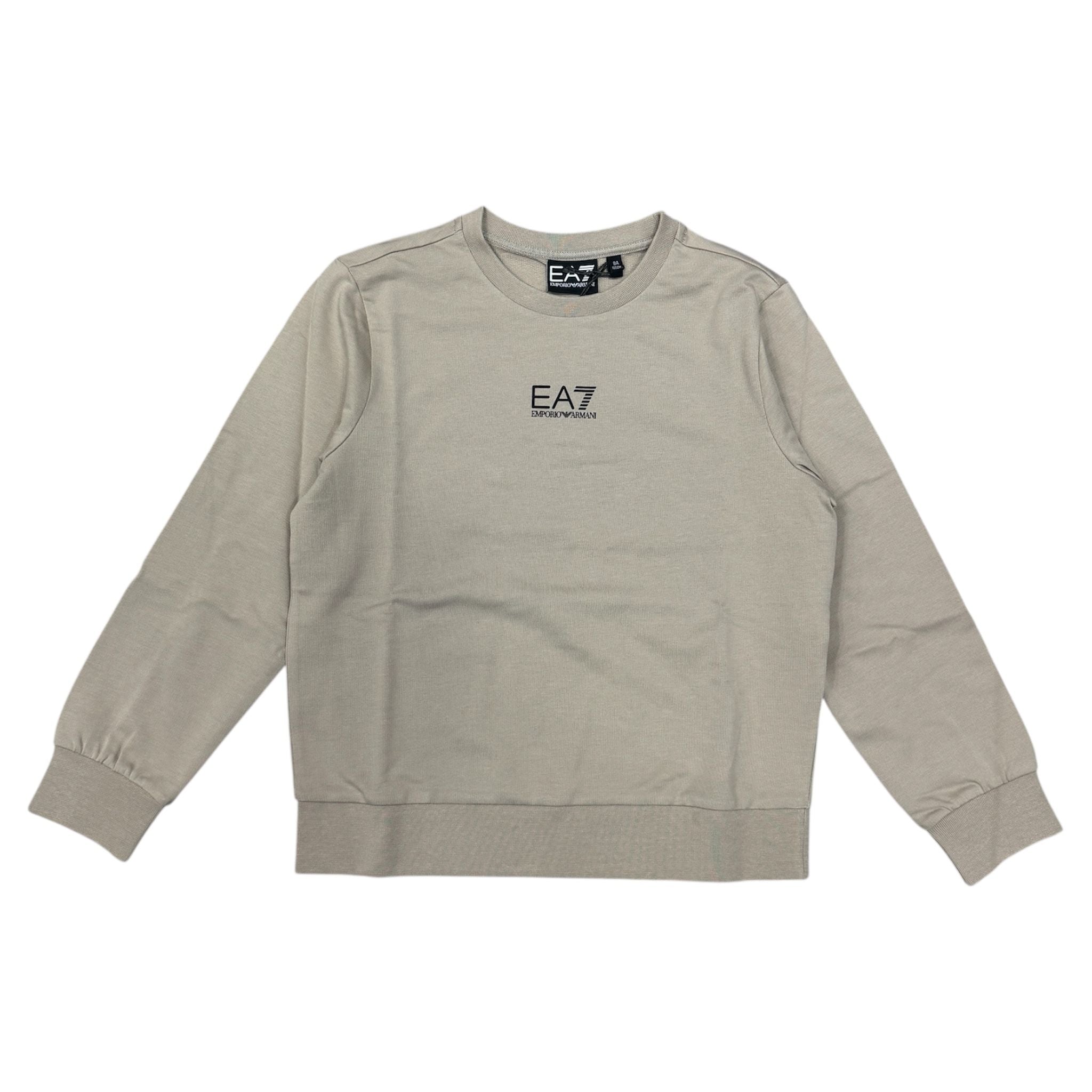 FELPA GIROCOLLO BAMBINO EA7 BEIGE