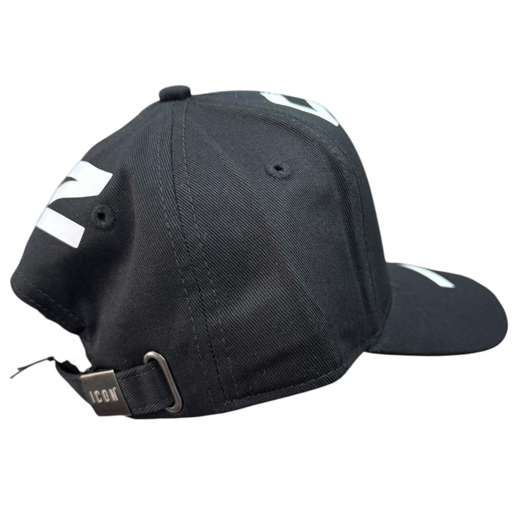 CAPPELLO CON VISIERA ICON NERO
