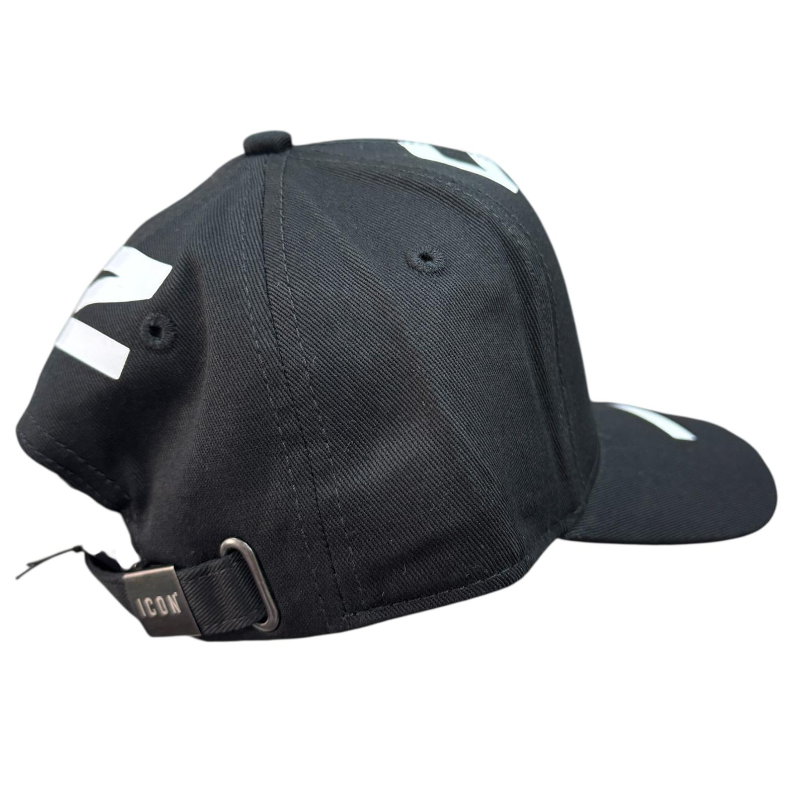 CAPPELLO CON VISIERA ICON NERO
