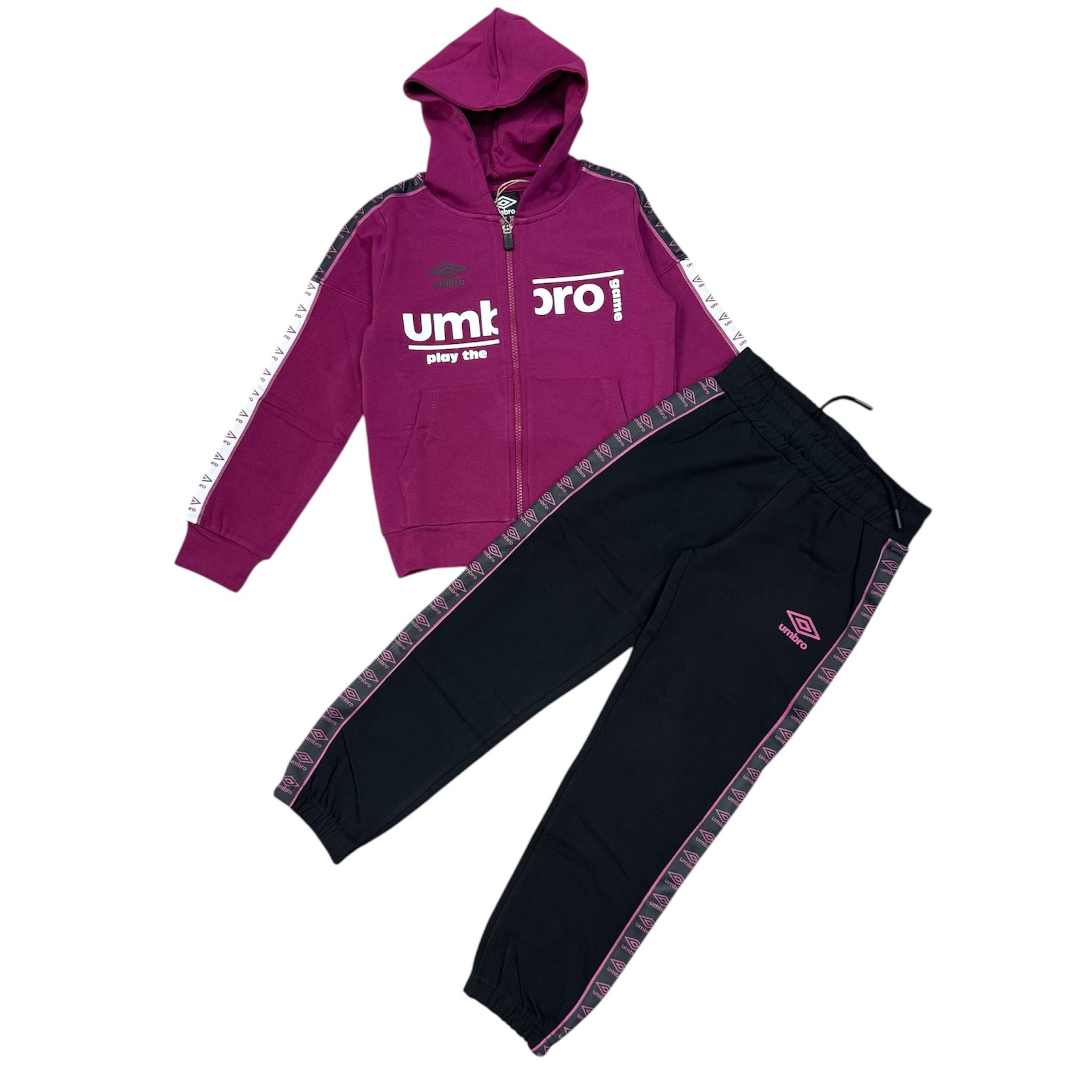 TUTA COMPLETA BAMBINA UMBRO VIOLA