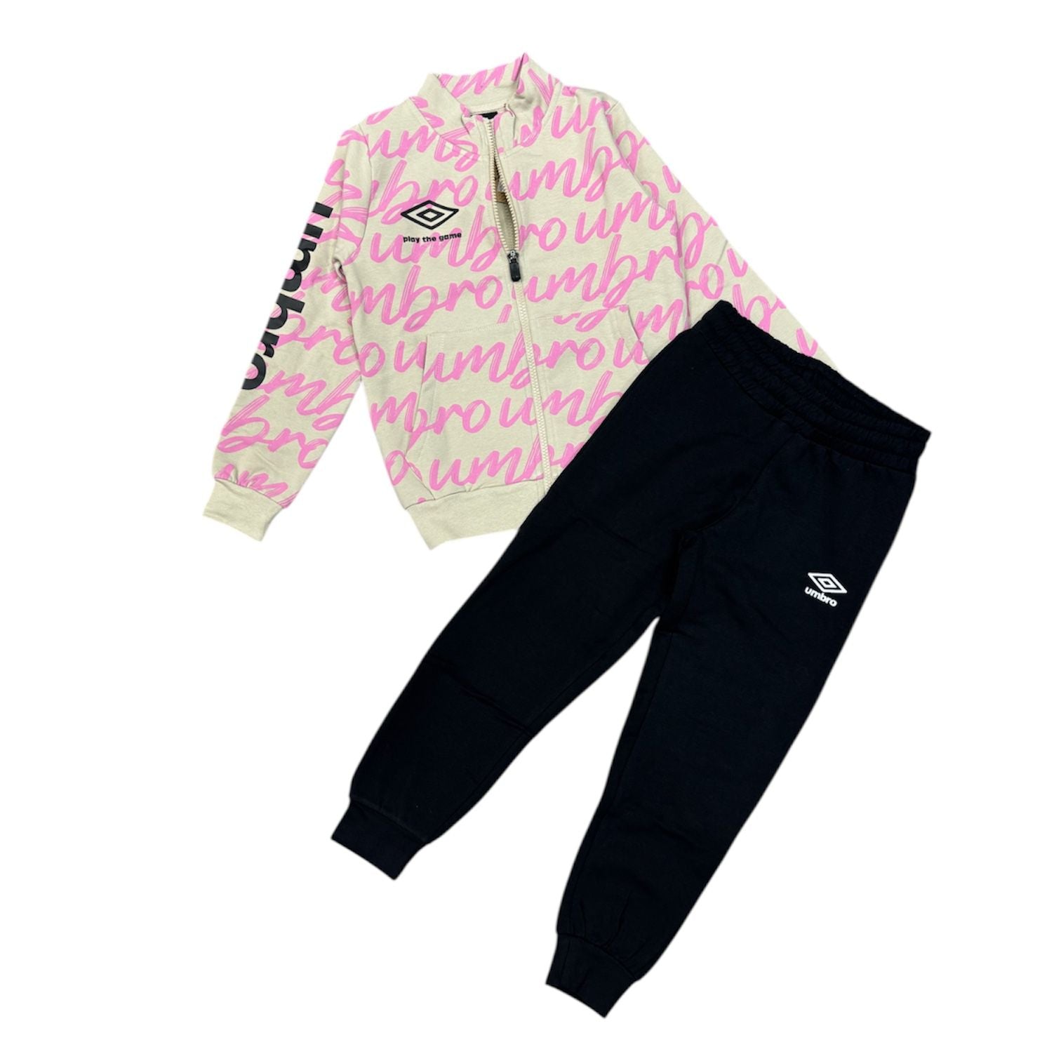 TUTA COMPLETA UMBRO BAMBINA BEIGE