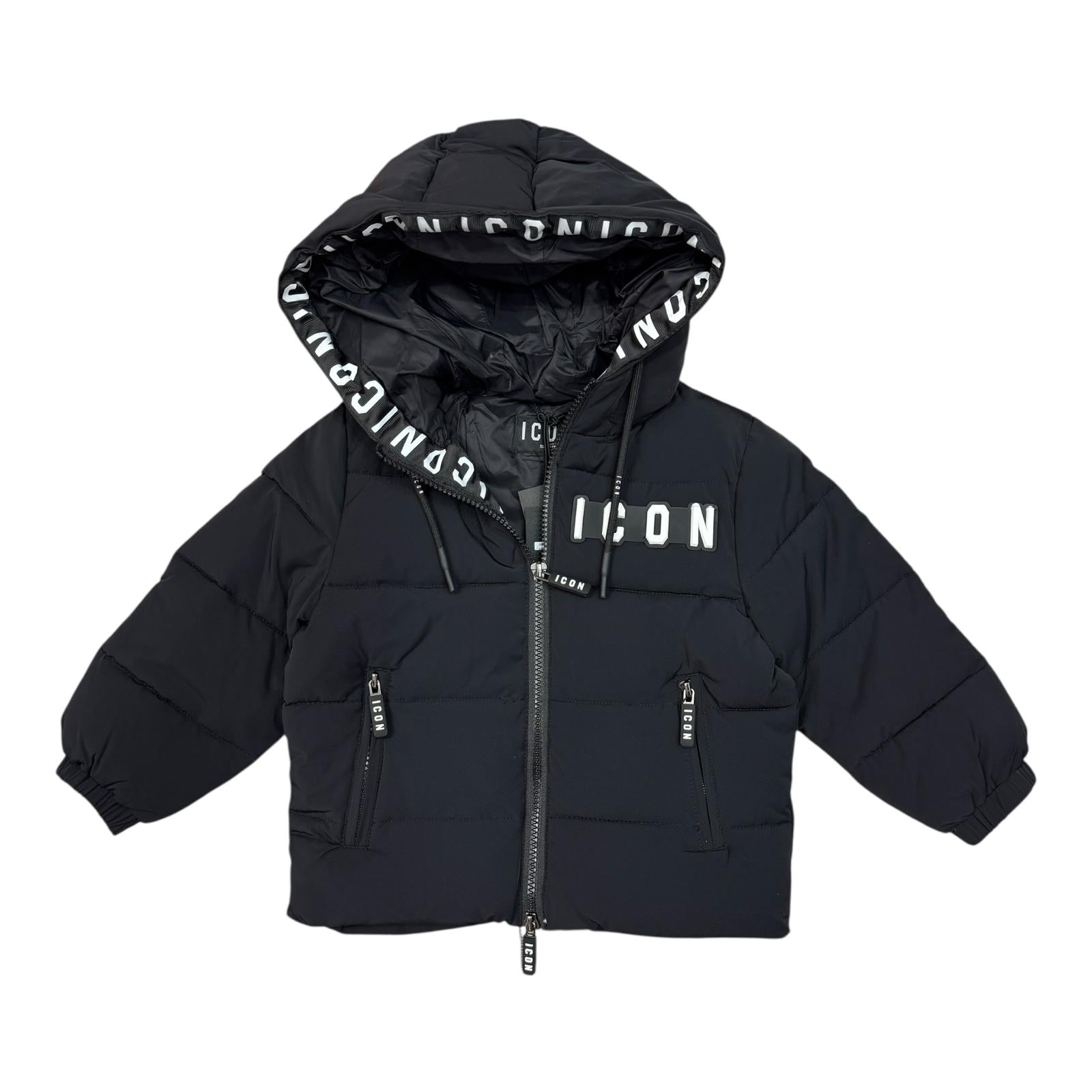 PIUMINO BAMBINO ICON NERO