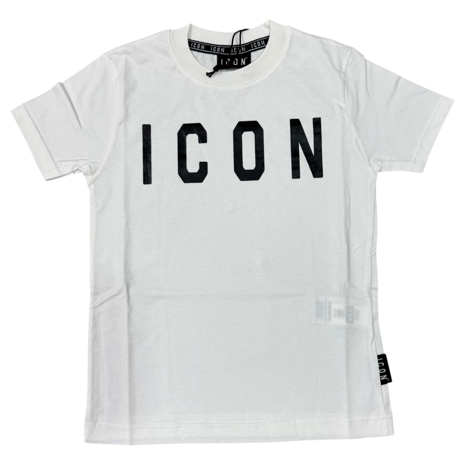 T-SHIRT ICON BAMBINO BIANCA