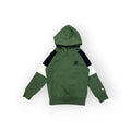 FELPA CON CAPPUCCIO BAMBINO VERDE