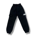 PANTALONE TUTA CARGO BAMBINO NERO
