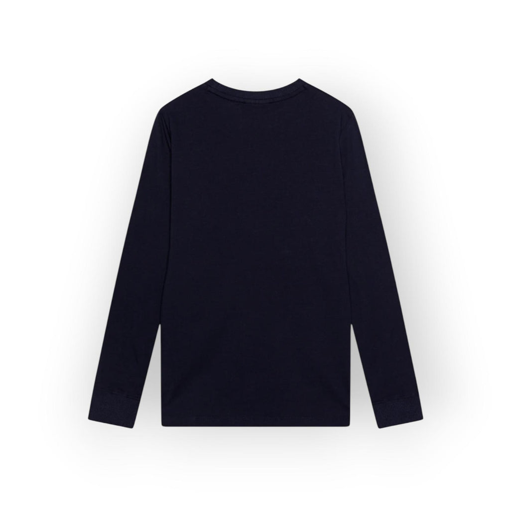 MAGLIA MANICA BAMBINO BLU
