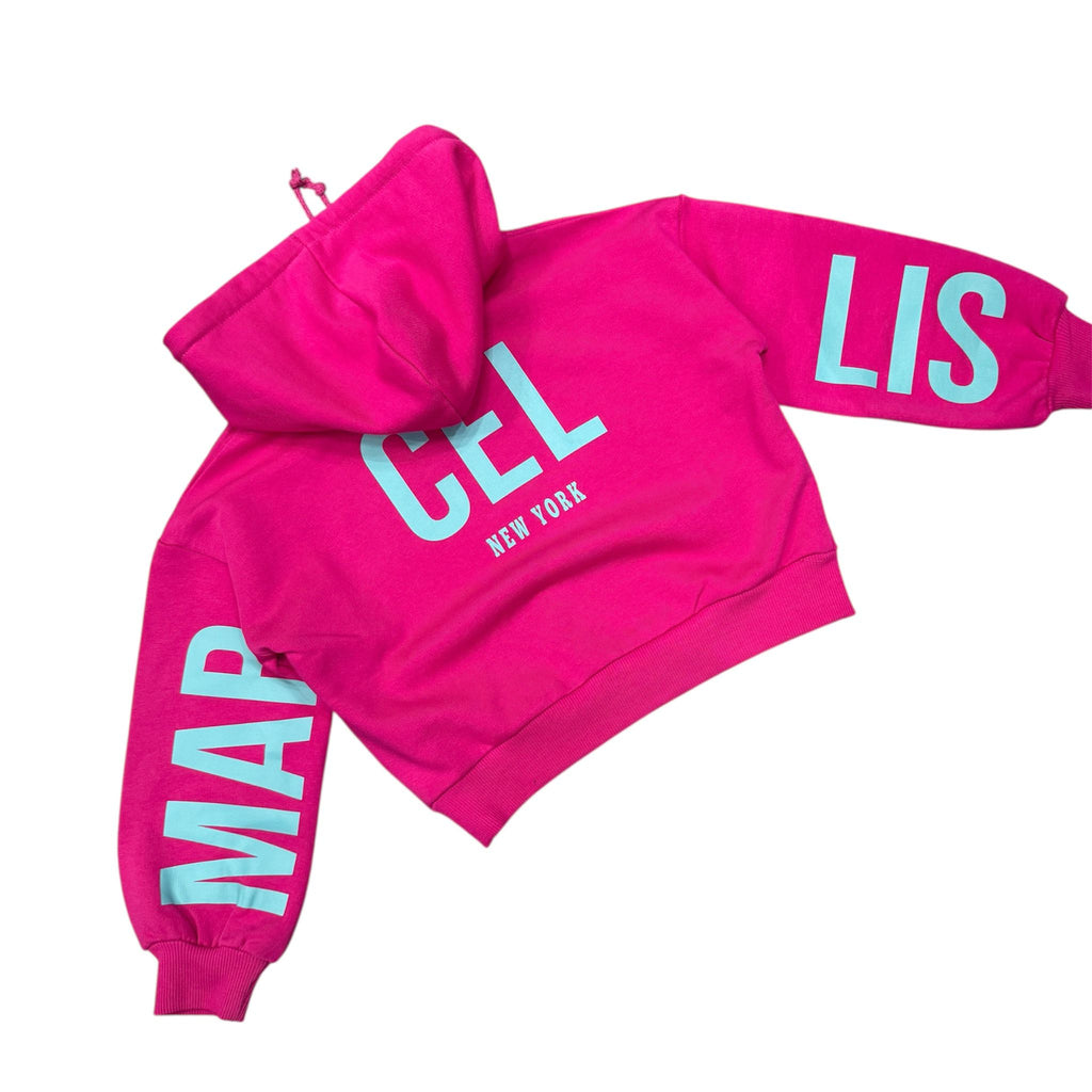 FELPA CROPPED BAMBINA MARC ELLIS FUXIA