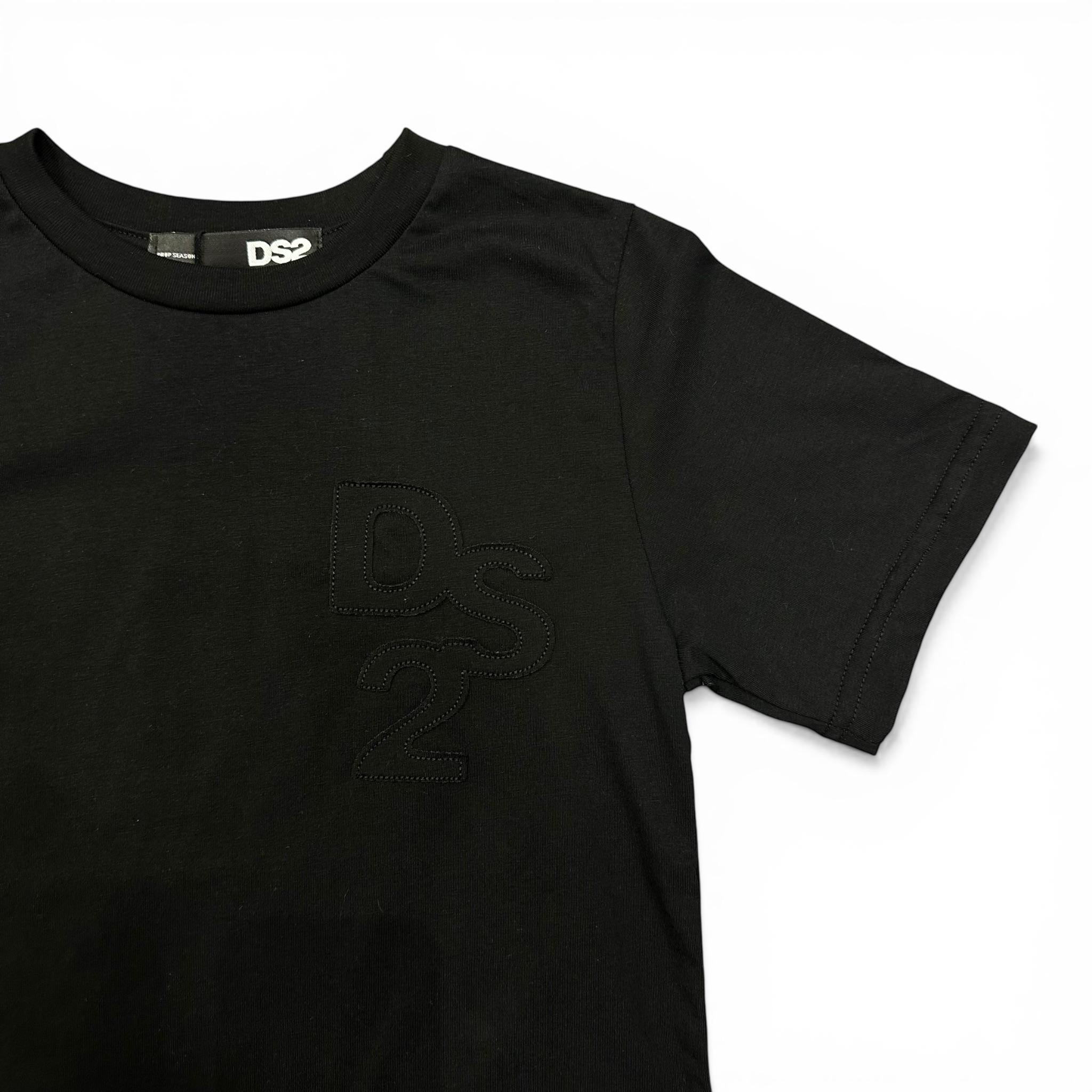 T-SHIRT RICAMO BAMBINO NERA