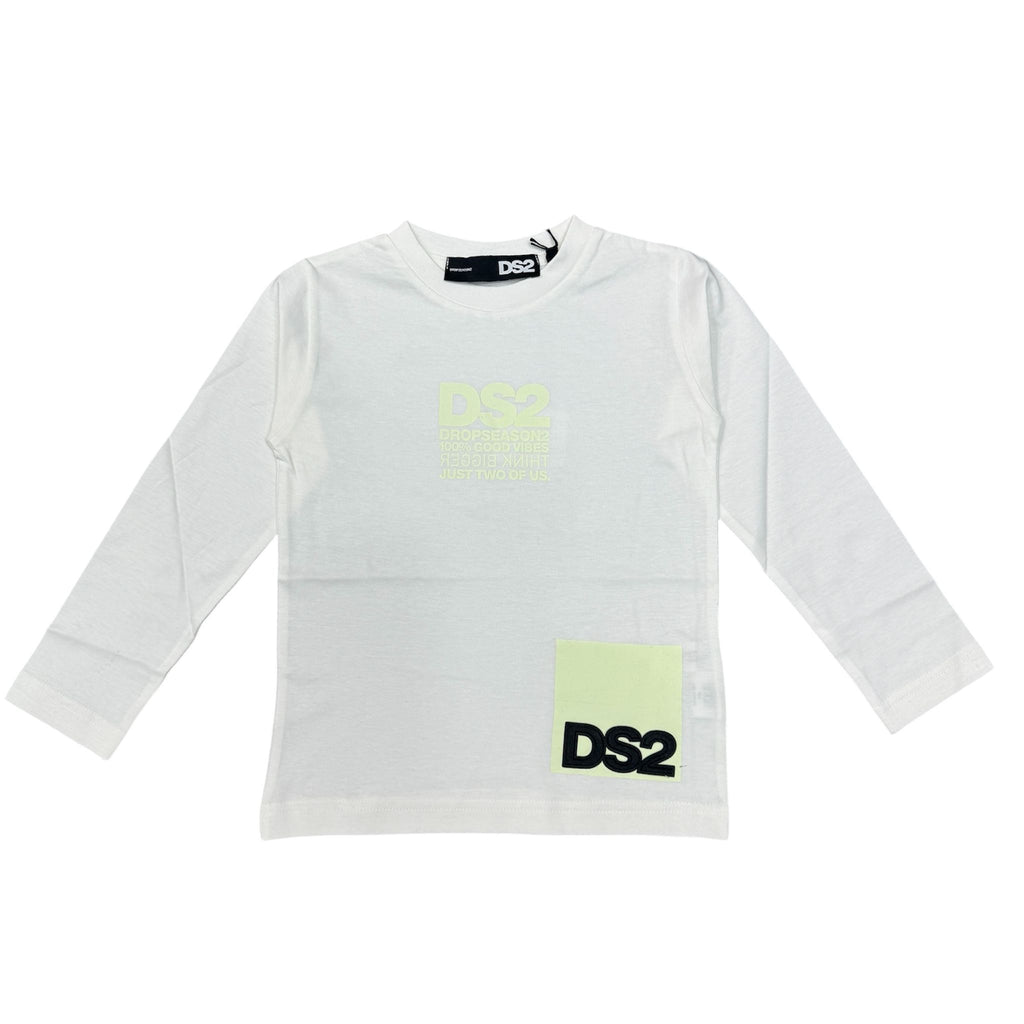 MAGLIA IN COTONE DROP SEASON 2 BIANCA