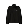 FELPA ZIP CON LOGO NERA