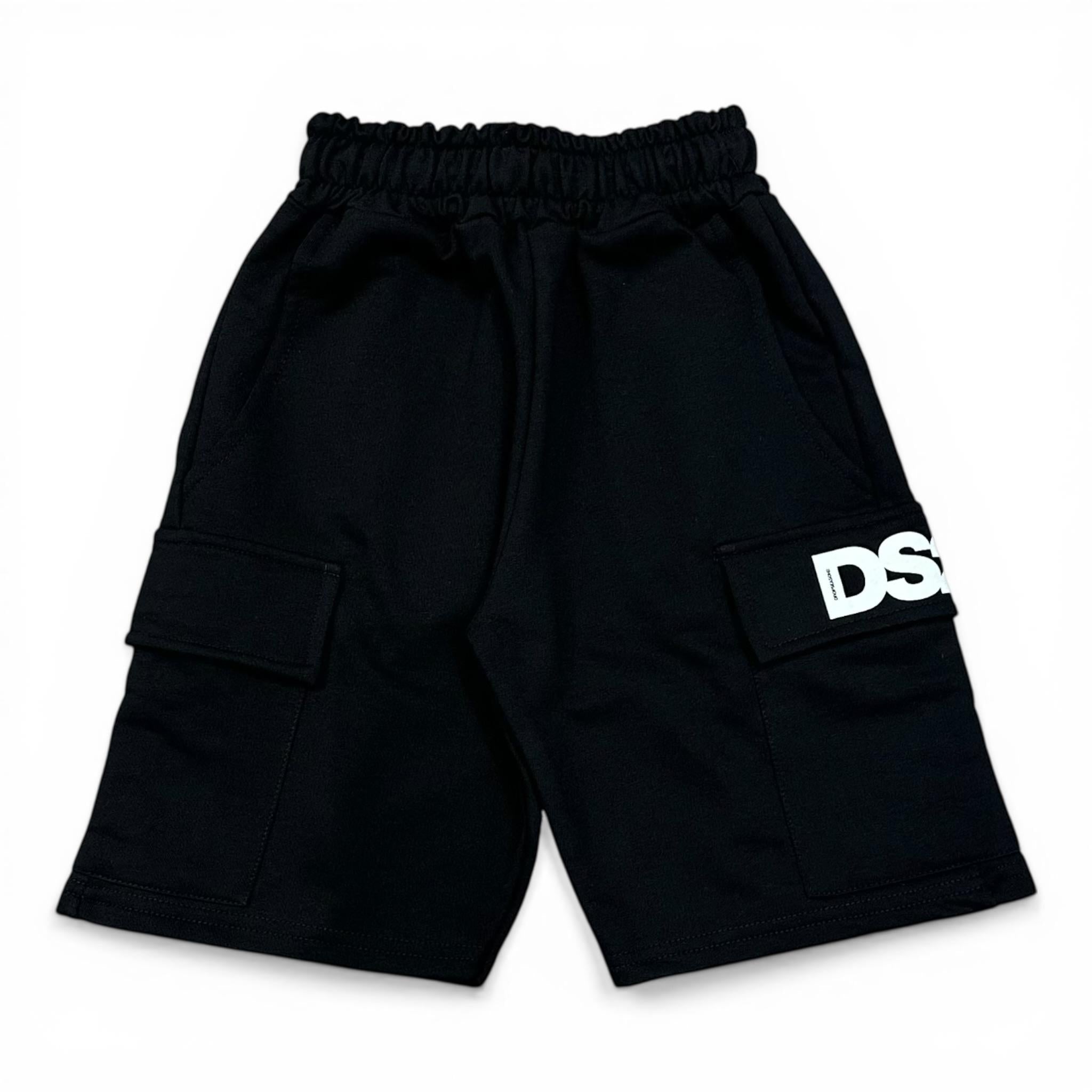 SHORT IN COTONE NERO