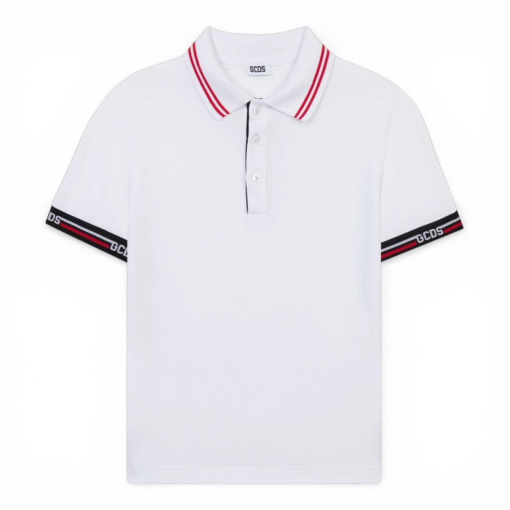 POLO BAMBINO CON PROFILI LOGATI