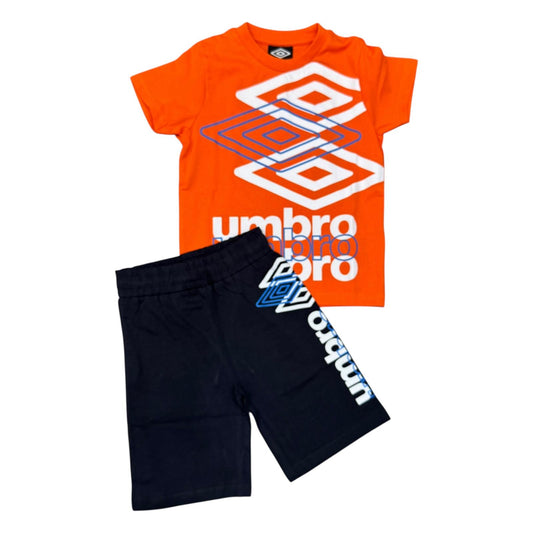 COMPLETO UMBRO BAMBINO ARANCIONE